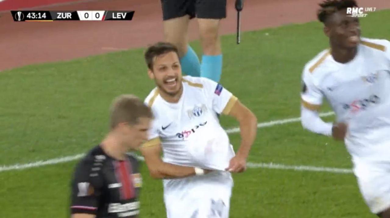 Das 1 0 Des Fc Zurich Gegen Bayer Leverkusen Ruegg Tankt Sich Durch Marchesano Trifft Das 1 0 Des Fc Zurich Gegen Bayer Leverkusen Ruegg Tankt Sich Durch Marchesano Trifft