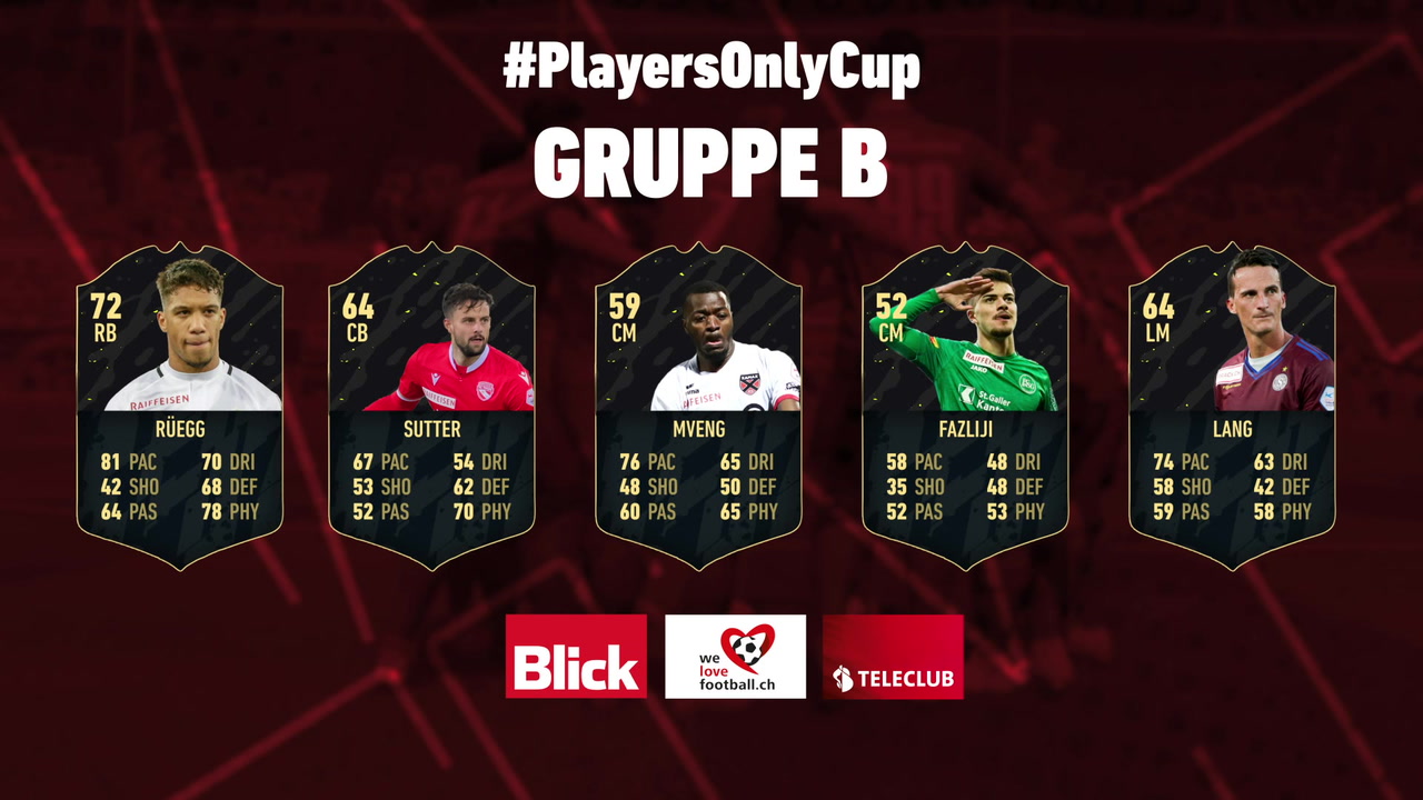 eFootball Cup Spieler der Gruppe B