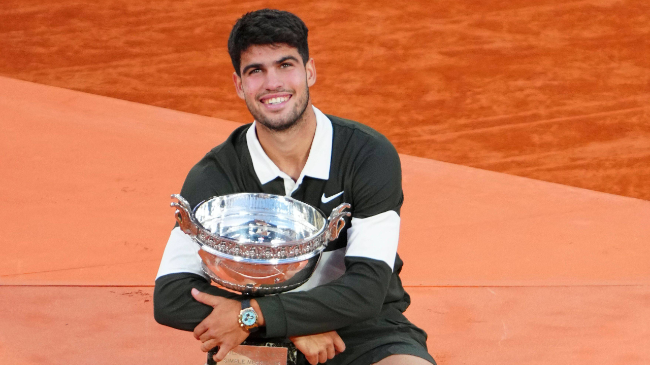 Historische Ähnlichkeit zwischen Carlos Alcaraz und Rafael Nadal, waren doch beide auf den Tag genau gleich alt bei ihrem insgesamt fünften Grand-Slam-Titel